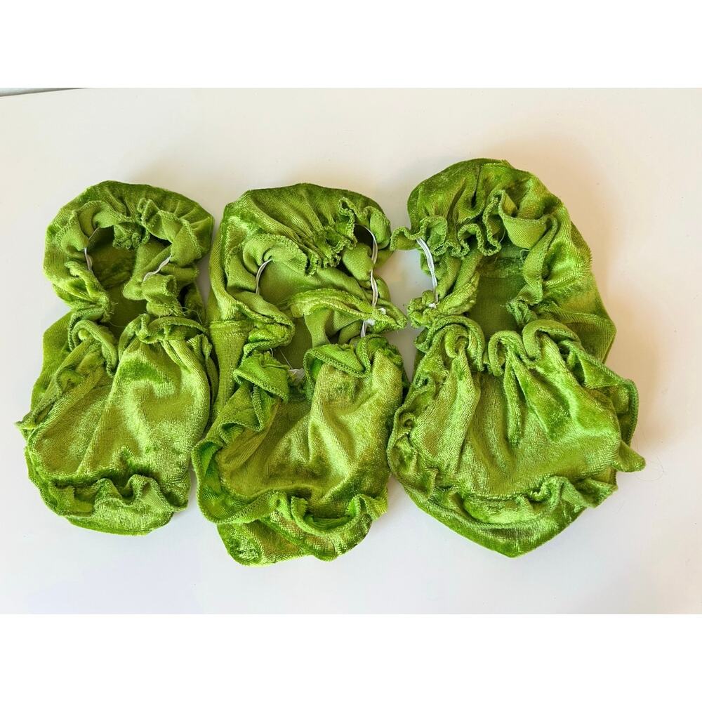 Velvet Green Cabbage Patch Kids Twin Surprise Newborn Sack lot of 3